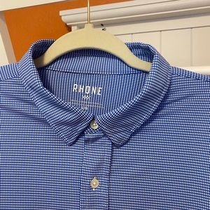 Rhône Commuter Long Sleeve Dress Shirt sz L